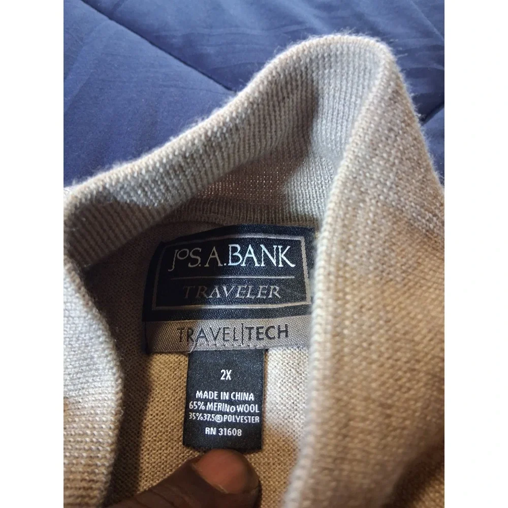 Jos. A. Bank Traveler Travel Tech Merino Wool Blend Sweaters Mens 2X Lot of 3